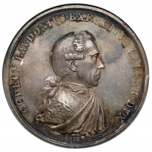 Austria, Józef II, Medal 1789 - Ernst Gideon Freiherr von Laudon - zdobycie Belgradu