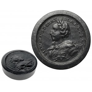Stanisław Leszczyński, Medal Warcabowy (XVIII w.) - b.rzadki