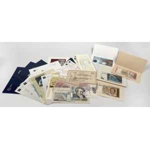 Banknoty kolekcjonerskie NBP - zestaw (15)