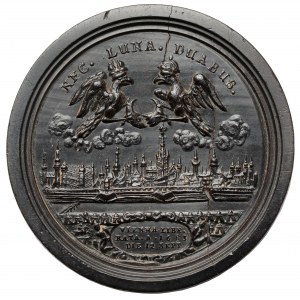 Jan III Sobieski, Medal Warcabowy (XVIII w.) - Zwycięstwo pod Wiedniem 1683