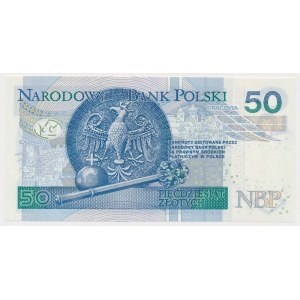 50 zł 2017 - BJ 0000999 - niski PIĘKNY numer trzycyfrowy