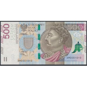 500 zł 2017 - AM - 0001010 - niski numer