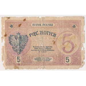 5 złotych 1919 - FAŁSZERSTWO z epoki S.57.B