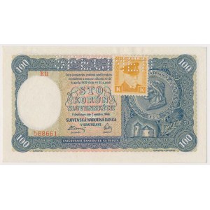 Czechosłowacja, 100 Korun (1945) - SPECIMEN