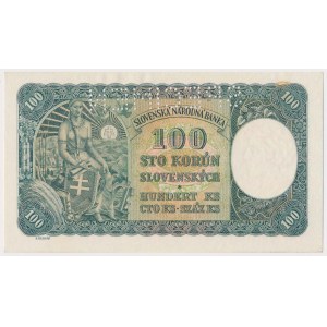 Czechosłowacja, 100 Korun (1945) - SPECIMEN