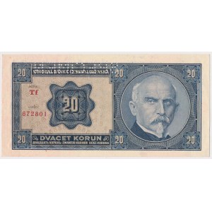 Czechosłowacja, 20 Korun 1926 - SPECIMEN