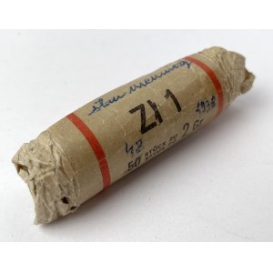 2 grosze 1938 - mennicze - niepełny rulon (47szt)