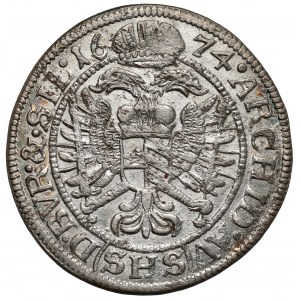Śląsk, Leopold I, 6 krajcarów 1674 SHS, Wrocław