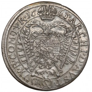 Austria, Leopold I, 15 krajcarów 1663 CA, Wiedeń