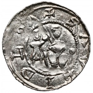 Władysław II Wygnaniec, Denar - Walka z lwem