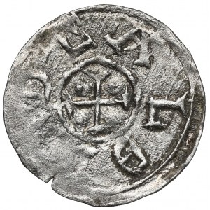 Bolesław III Krzywousty, Denar - Rycerz i św. Wojciech