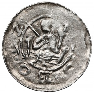 Bolesław III Krzywousty, Denar - Książę na tronie - DENARIVS