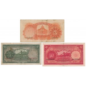 Chiny, 2x 5 i 10 Yuan 1931-1935 - zestaw (3szt)