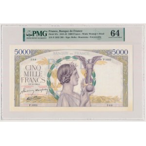 Francja, 5.000 Francs 1942