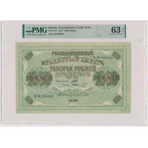 Rosja, 1.000 Rubli 1917