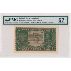 5 marek 1919 Sierpień - II Serja CU (Mił.24b)