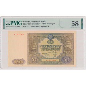 50 złotych 1946 - E - mała litera