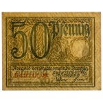 Gdańsk, 50 fenigów 1919 - zielony
