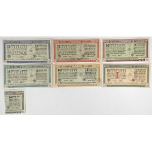 13, 14 i 15-a Krajowa Loteria Pieniężna - zestaw (7szt)