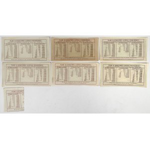 13, 14 i 15-a Krajowa Loteria Pieniężna - zestaw (7szt)
