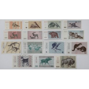 Litwa, 1-200 Talonas 1991-1992 - zestaw (15szt)
