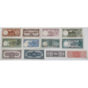Chiny, 1-10.000 Yuan 1936-1947 - zestaw (12szt)