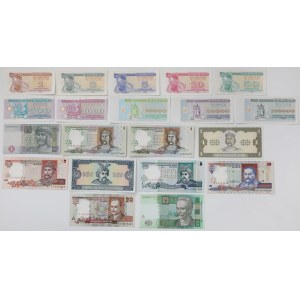 Ukraina, zestaw banknotów 1991-2003 (20szt)