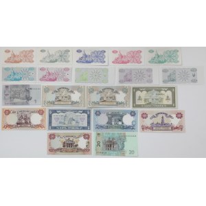 Ukraina, zestaw banknotów 1991-2003 (20szt)