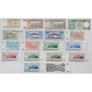 Świat - zestaw banknotów (18szt)