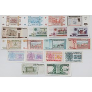 Zestaw banknotów MIX ŚWIAT (18szt)