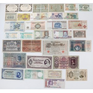 Europa - duży zestaw banknotów (32szt)