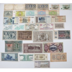 Europa - duży zestaw banknotów (32szt)