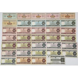 PEWEX, 1 cent - 1 dolar 1969-1979 (34szt)