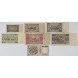 Emisja 1948-65 - zestaw (7szt)
