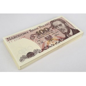PAKIET 100 złotych 1988 - głównie seria TT (96szt)