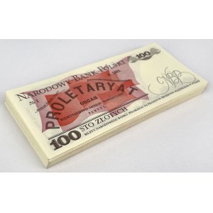 PAKIET 100 złotych 1988 - głównie seria TT (96szt)