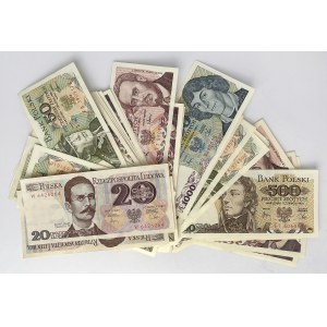 PRL, PAKIET banknotów (75szt)