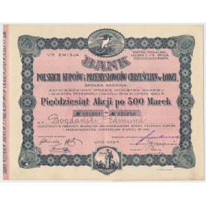 Bank Polskich Kupców i ..., Em.5, 50x 500 mkp 1923