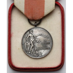 PRL, Srebrny Medal Za Zasługi dla Pożarnictwa