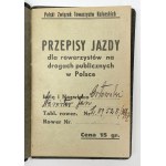 II RP, Warszawa, Komplet pamiątek po Stanisławie Orłowskim - Towarzystwo Cyklistów