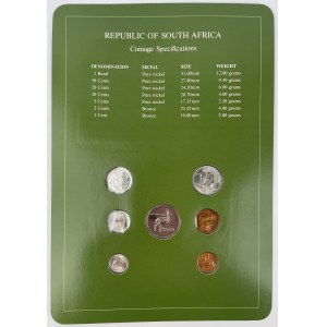 RPA, 1 cent - 1 rand 1979-1982 - zestaw (7szt)