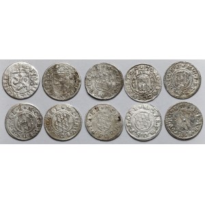 Austria i Niemcy, 2 krajcary 1623-1629 - zestaw (10szt)