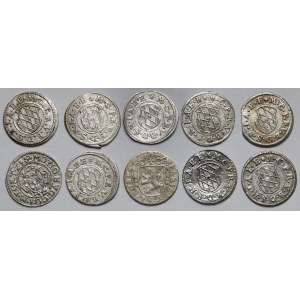 Austria i Niemcy, 2 krajcary 1624-1628 - zestaw (10szt)