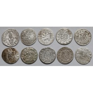 Austria i Niemcy, 2 krajcary 1623-1625 - zestaw (10szt)