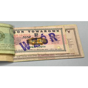 Pewex, Książeczka WZORÓW emisji 1969 od 1 centa do 100 dolarów