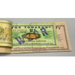 Pewex, Książeczka WZORÓW emisji 1969 od 1 centa do 100 dolarów