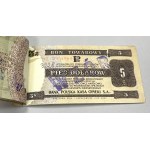 Pewex, Książeczka WZORÓW emisji 1979 od 1 centa do 100 dolarów