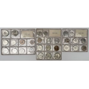 Polskie monety emitowane w 1975-1977 - zgrzewki (3szt)