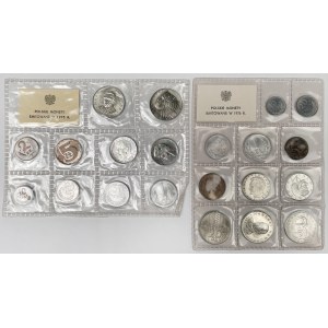 Polskie monety emitowane w 1975-1978 - zgrzewki (4szt)