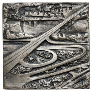 Plakieta SREBRO Warszawie w XXX lecie 1974